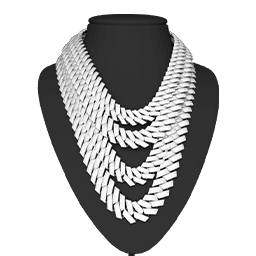 FiveLayer Rope Drape Chain