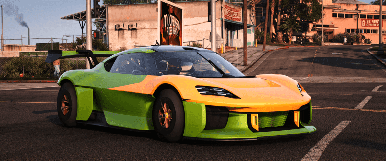 Porsche Mission R Race Car