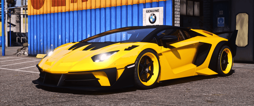 Lamborghini Aventador SVJ Sillouette