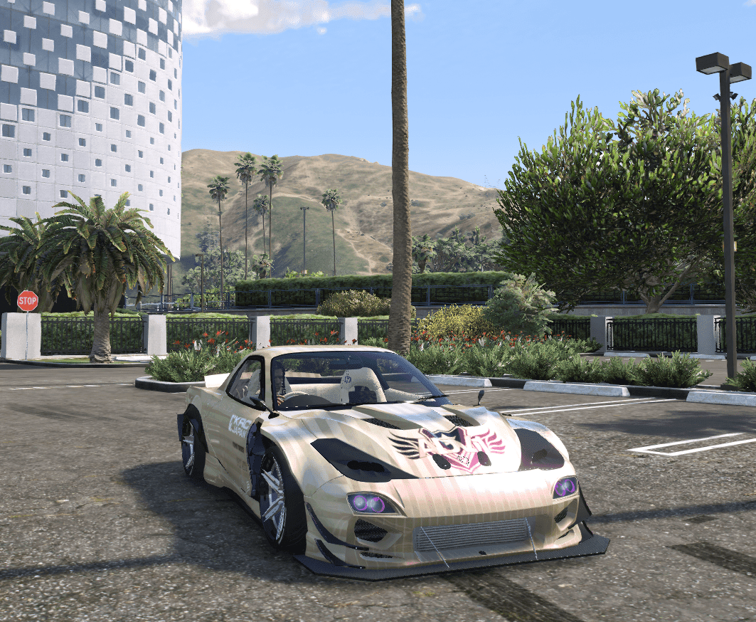 Mazda RX-7 Slammed